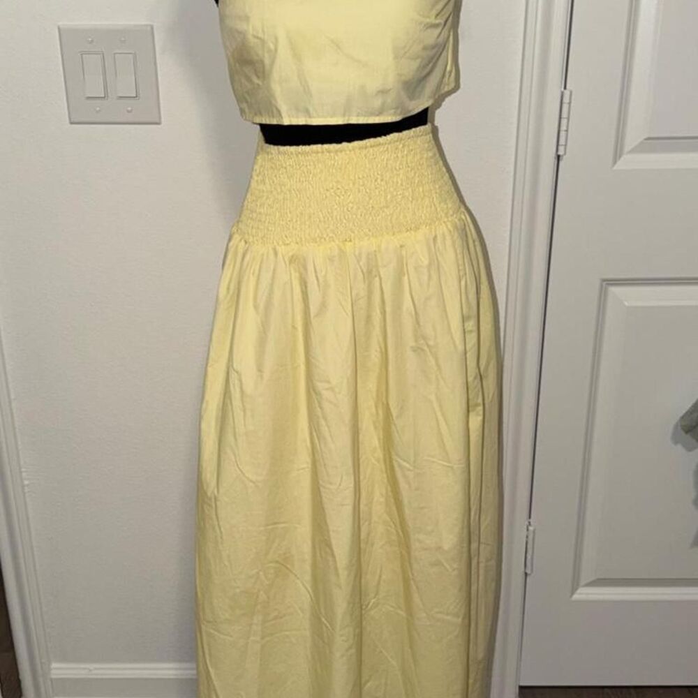 Commense Women's Yellow Casual-dresses